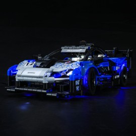 MENZAVA LED Light Set Compatible with 42123 McLaren Senna GTR Technic Building Blocks Model - Model Set NOT Included