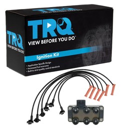 TRQ Ignition Coil Kit 2 Piece Compatible with 2001-2003 Ford Explorer Sport 2001-2005 Explorer Sport Trac 2001-2011 Ranger 2001-2009 Mazda B4000