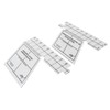 18inch Double Strip Quilting Ruler 60 Degree Diamond Quilt Ruler