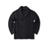 Gafeng Mens Shawl Collar Cardigan Sweater Cable Knit Button Chunky