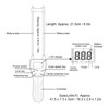Grain Moisture Meter Tester Portable Digital with Voice Probe 300mm