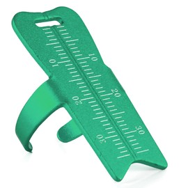 LA MIERE Endo Measuring Ring, Aluminium Endodontic File Ruler Dental Root Canal Measurement Instrument, Green