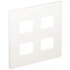 Panasonic Cosmo Series Wide 21 Outlet Plate for 4 White