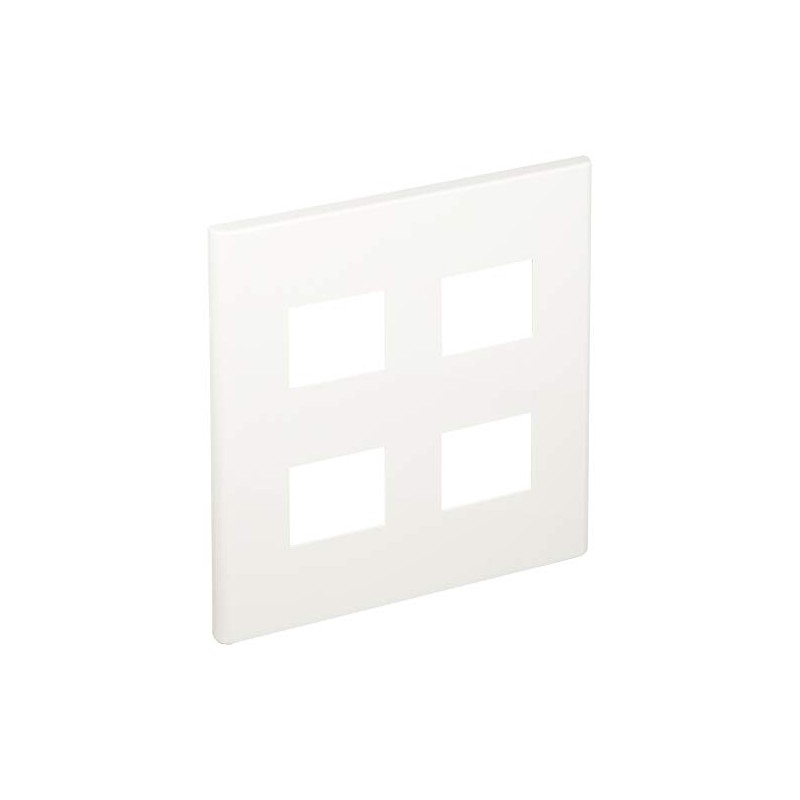 Panasonic Cosmo Series Wide 21 Outlet Plate for 4 White