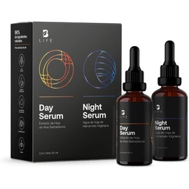 Sérum de Día para Rostro de 60 ml con 96 de Ingredientes Naturales, Suero Facial de Vitamina C, Ácido Hialurónico. Skincare Antiarrugas. Day Serum B