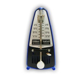 WITTNER Taktell Piccolo METRONOME. Blue casing! Compact high quality metronome made in Germany!