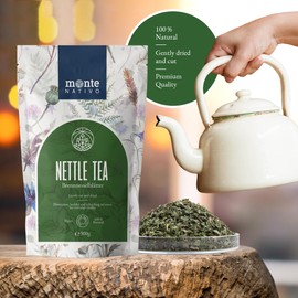 Nettle tea (300g) Monte Nativo, 100% Natural nettle tea - Nettle leaves - Loose herbal infusion – Gently cut and dried - Diverse in ingredients and rich in vitamins - 100% Pure dried nettle leaves