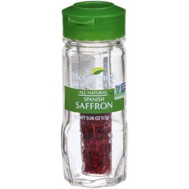 McCormick Gourmet All Natural Spanish Saffron NET WT 0.06 OZ (1.7g)