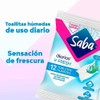 Saba Toallitas Húmedas V-fresh para uso íntimo, 12 piezas