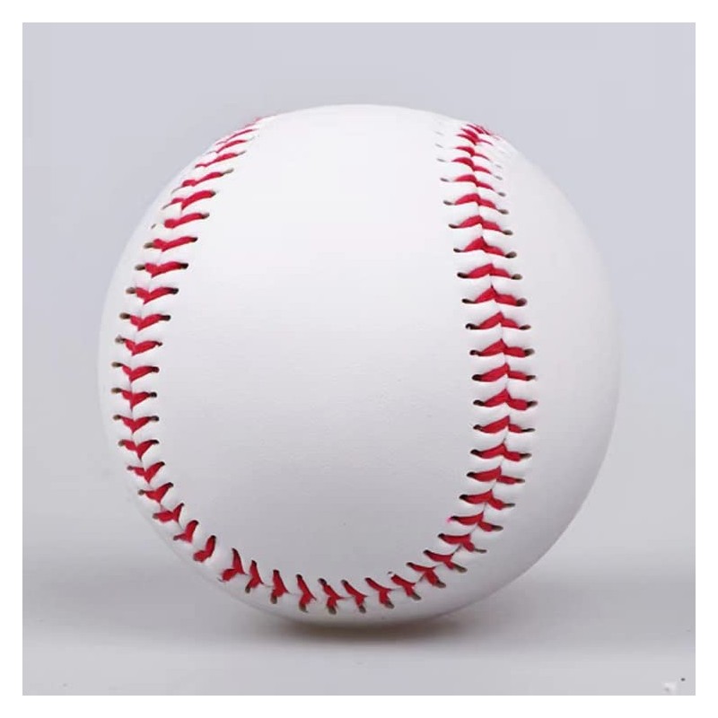 MEOTDEOY Baseball Catchball Soft Baseball White Leather Training Ball Softball