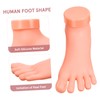 Outanaya Creative Nail Art Practice Foot Model Flexible Training Tool