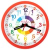 Kiddus Children's Wall Clock, Boys and Girls, Analogue Learning Clock