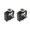 bnafes 15pcs PJ-307 3.5mm Stereo Jack Socket 5 Pin PCB