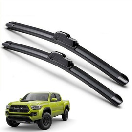 EZ Motoring For 2016-2023 Toyota Tacoma Windshield Wiper Blades J-HOOK Hybrid Silicone