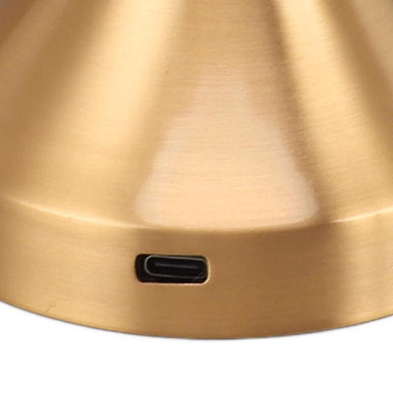 Table Lamp 3 Modes Stepless Dimmable LED Touch Cordless Metal