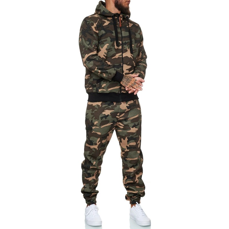HHGKED Sweat suits men Tracksuits 2 Piece sets Athletic Jogging