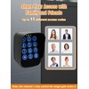JUJIANG TKM-01 Touch Panel Wireless Gate Keypad with Outdoor Keypad
