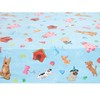 Blue Panda Puppy Dog Themed Party Table Covers (54 x