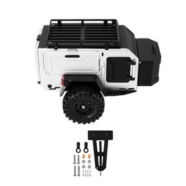 INJORA Off Road Camping Trailer For TRX4M SCX24 1/18 1/24 RC Crawler