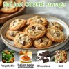 FMOACEN 4-Layer Airtight Cookie Storage Box with Handle and Lid