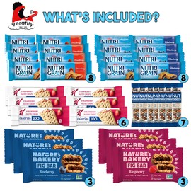 Healthy Snacks, (Care Package 114 Count) Healthy Mixed Snack Box & Snacks Gift Variety Pack – Arrangement for Home, Lunches, Grab and Go, Work, Office, Meetings, College Students, Road Trips, Friends & Family, Military, – Bulk Granola Bars, Bulk Snacks