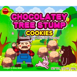 Bourbon chocolatey Tree Stump Cookies 2.32 oz