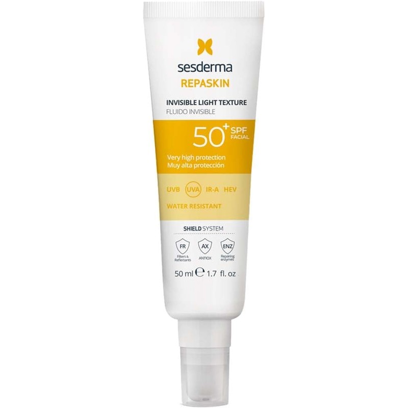 Sesderma Repaskin Fluido Facial Invisible con Aantioxidantes y Enzimas Reparadoras