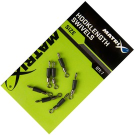 Fox Matrix Hooklength Swivels - 7 Fishing Swivels, Size: 14