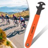 QKURT Bike Pedal Wrench, 15mm Bicycle Pedal Spanner Long Handle