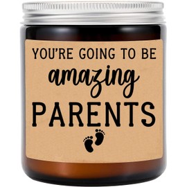 Amazing Parents - First Time Parents - New Baby - New Parent Gift - Baby Shower Gifts - Birth of Baby - Pregnancy Gift - First Child - Soy Candle
