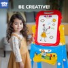 STEAM Life Large Art Easel for Kids, Double-Sided 4In1 Toddler