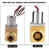DC 4.5V 1/2" Water Flow Pulse Electromagnetic Valve Brass Solenoid