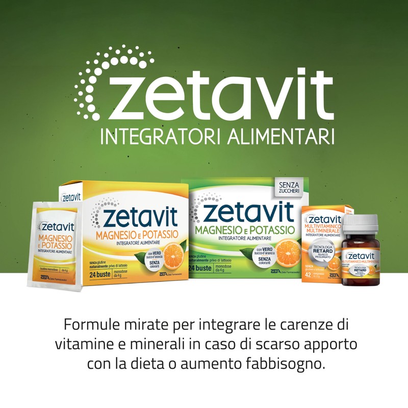 Zeta Farmaceutici Zetavit C1000 Integratore, 20Compresse Effervescenti