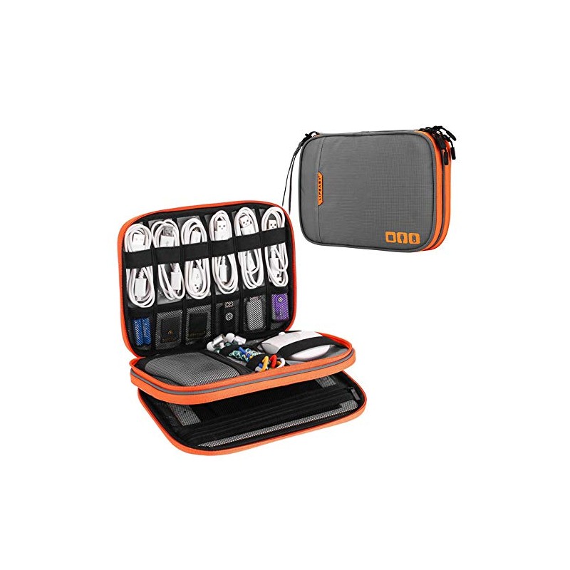 Acoki Portable Electronic Accessories Travel case, Cable Organizer Bag Gadget