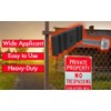 Zakdbbry Chain Link Fence Sign Mount, Heavy-Duty Fence Sign Fastener