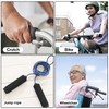Bcautay 4Pcs Cane Replacement Hand Grip Replacement Walking Cane Hand