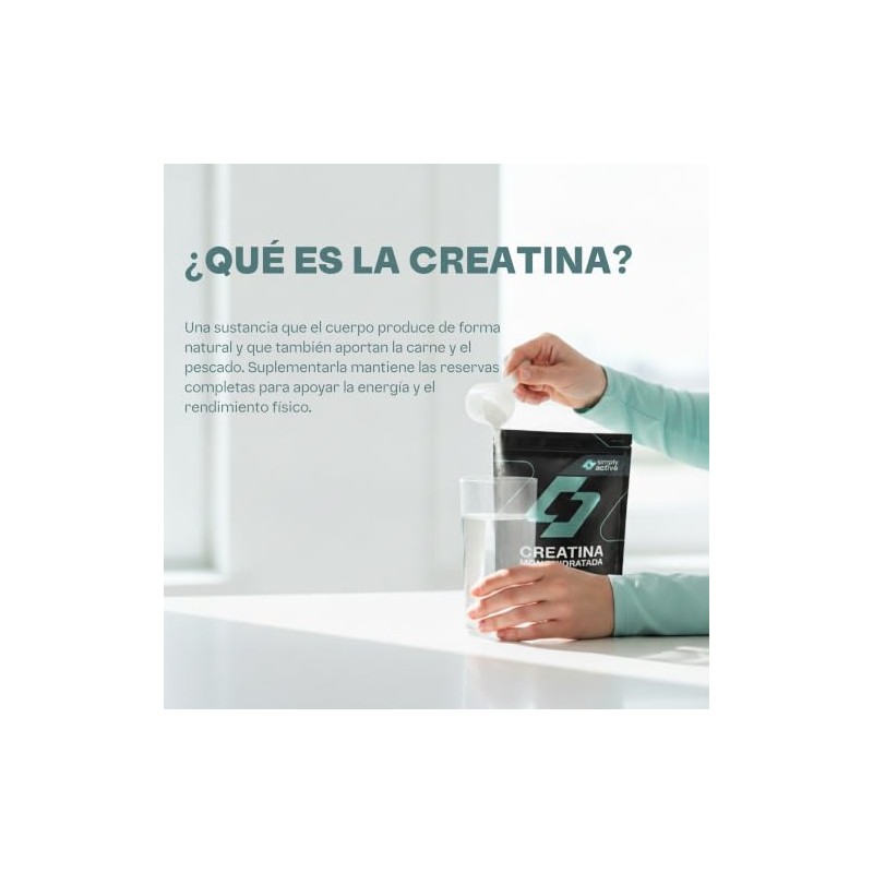 Creatina Monohidratada en Polvo - 30 Sticks Individuales | Sin