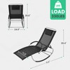 JEAREY Multifunctional Rocking & Reclining Chair Lounge Chair Outdoor Patio