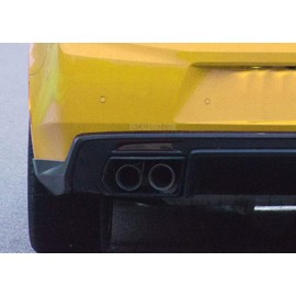 Decaldino Fits 2016-2019 Chevy Camaro Rear Reflector Tint Overlay Smoke Out Carbon Fiber