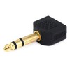 Monoprice 107216 6.35-mm Stereo Plug to 2 x 3.5mm Stereo