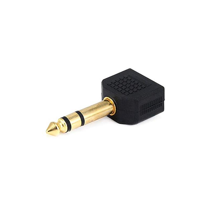 Monoprice 107216 6.35-mm Stereo Plug to 2 x 3.5mm Stereo