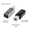 YACSEJAO USB C to USB B Adapter 4-Pack USB C