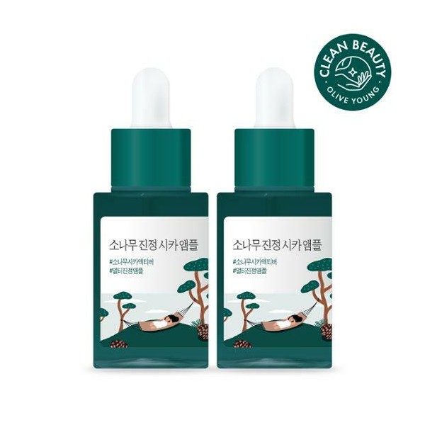 ROUND LAB PINE CALMING CICA AMPOULE 30ml Double Pack -