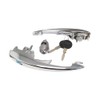 DASPARTS 113898205MC Door Handle Pair Kit with ignition cylinder, for
