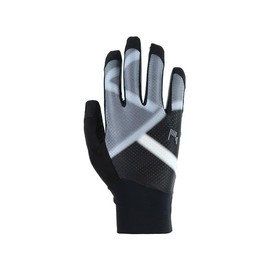 Roeckl Moleno 2 Fahrrad Handschuhe lang grau/schwarz 2025: Größe: 11