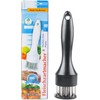 Byffoer Fleischhammer, Fleischklopfer Edelstahl Fleischzartmacher, Manueller Steakhammer Professionelle Nadel Fleisch