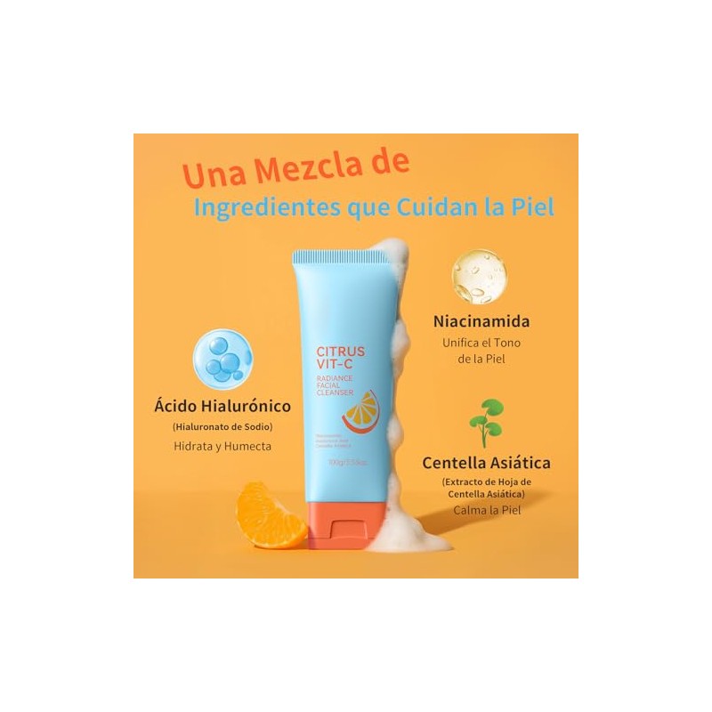 Kit Cuidado Facial Beaubase Vitamina Pzas Limpiador Tónico Suero Crema