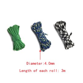 Paracord Cord 10 Pcs, Esforzarse High Strength 10 Colors 550 Multifunction Tent Rope Parachute Cord Survival Rope for Making Outdoor Survival Rope Lanyards, Carabiner, Sport Climbing Rope, Dog Collar