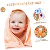 Kisangel 20Pcs Teeth Boxes with Large Storage Container Keepsake for