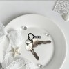48 PCS Keychain Clasps Accessories Swivel Heart Keychain Clips